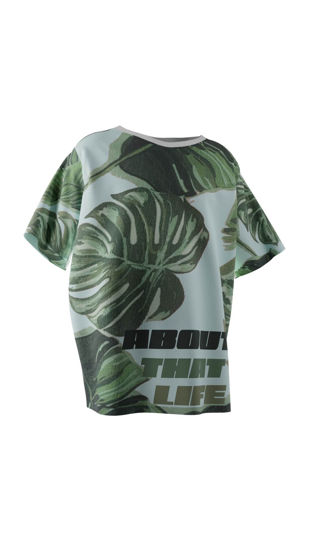 ATL Summer Drop Tee – Monstera Green